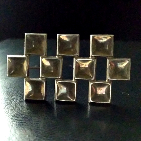 c1960s David Anderson - Norway Sterling Silver Modernist Brooch Pin VINTAGE - Picture 16 of 16